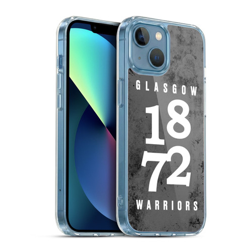 Glasgow Warriors Graphics 1872 Warriors Soft Gel Case for Apple iPhone 13 Mini & MagSafe