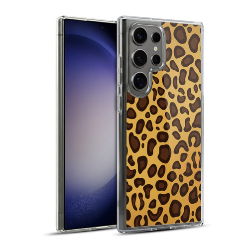 Haroulita Animal Prints Leopard Soft Gel Case for Samsung Galaxy S23 Ultra 5G & MagSafe