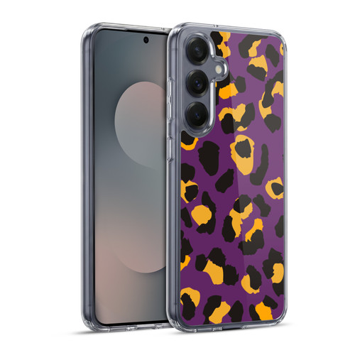 Haroulita Animal Prints Purple Soft Gel Case for Samsung Galaxy S25+ & MagSafe