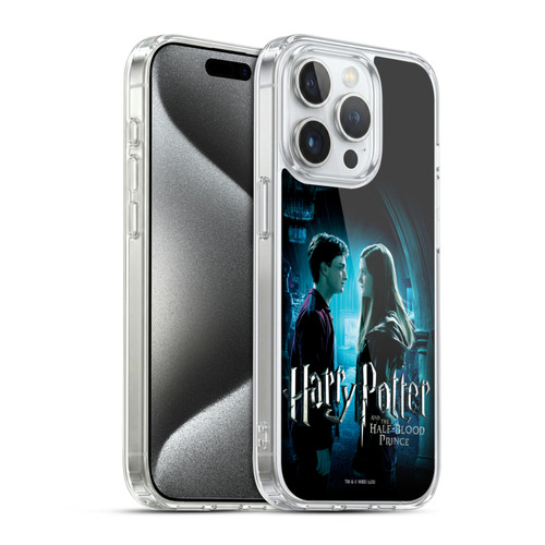 Harry Potter Half-Blood Prince III Harry Ginny Kiss Soft Gel Case for Apple iPhone 15 Pro & MagSafe