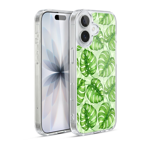 Katerina Kirilova Fruits & Foliage Patterns Monstera Soft Gel Case for Apple iPhone 17