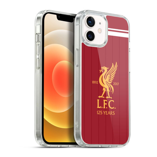Liverpool Football Club Kit 2017/18 Liver Bird Home Shirt Soft Gel Case for Apple iPhone 12 / iPhone 12 Pro & MagSafe