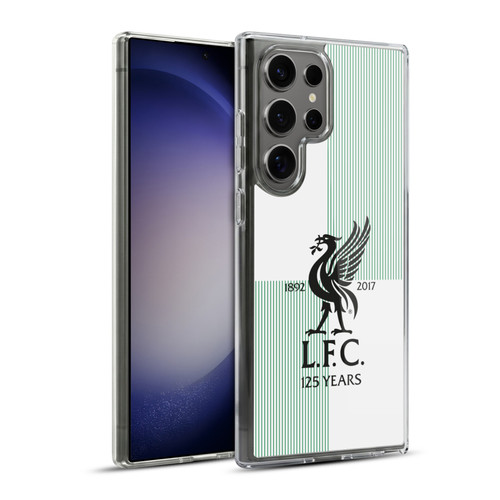Liverpool Football Club Kit 2017/18 Liver Bird Away Shirt Soft Gel Case for Samsung Galaxy S23 Ultra 5G & MagSafe