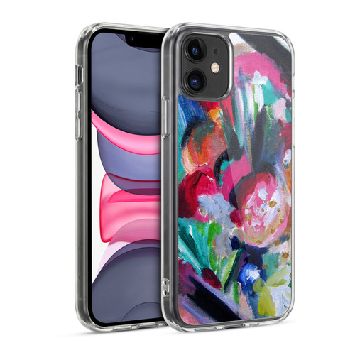 Mai Autumn Floral Garden Abstract Soft Gel Case for Apple iPhone 11