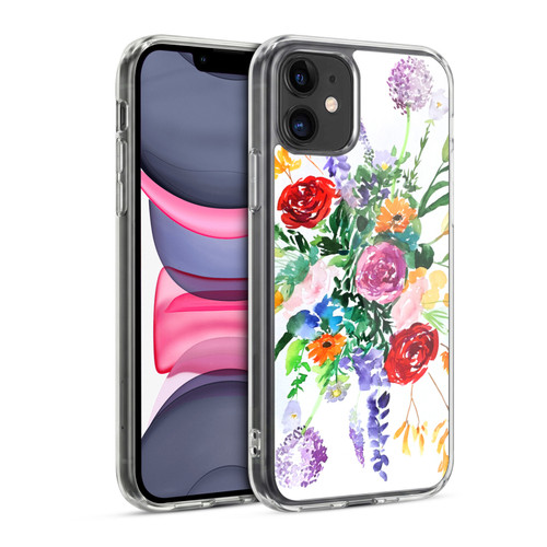 Mai Autumn Floral Garden Mandala Soft Gel Case for Apple iPhone 11