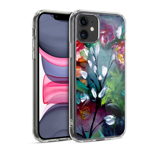 Mai Autumn Floral Garden Night Soft Gel Case for Apple iPhone 11