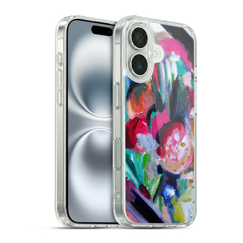 Mai Autumn Floral Garden Abstract Soft Gel Case for Apple iPhone 16 & MagSafe