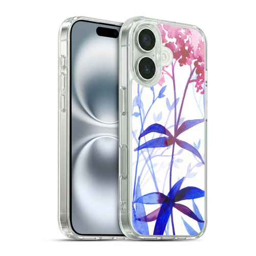 Mai Autumn Floral Garden By The Sea Soft Gel Case for Apple iPhone 16 & MagSafe