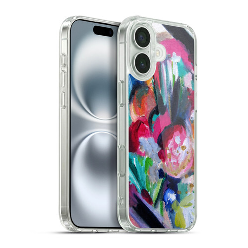 Mai Autumn Floral Garden Abstract Soft Gel Case for Apple iPhone 16 Plus & MagSafe