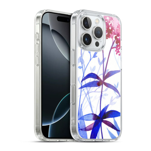 Mai Autumn Floral Garden By The Sea Soft Gel Case for Apple iPhone 16 Pro & MagSafe