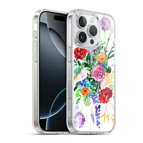 Mai Autumn Floral Garden Mandala Soft Gel Case for Apple iPhone 16 Pro & MagSafe