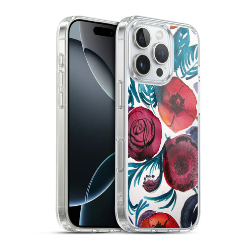 Mai Autumn Floral Garden Violetta Soft Gel Case for Apple iPhone 16 Pro & MagSafe