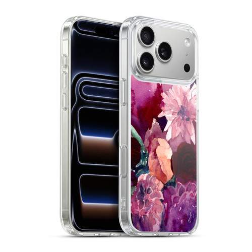 Mai Autumn Floral Garden Dahlias Soft Gel Case for Apple iPhone 17 Pro Max