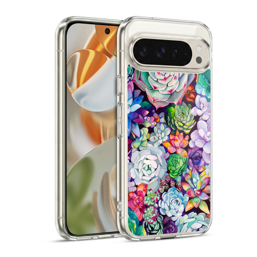 Mai Autumn Floral Garden Succulent Soft Gel Case for Google Pixel 9 / Pixel 9 Pro