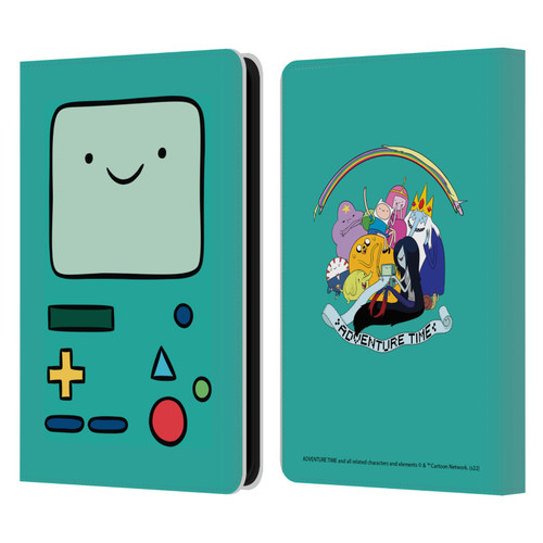 Adventure Time Graphics BMO Leather Book Wallet Case Cover For Amazon Kindle 11th Gen 6in 2022