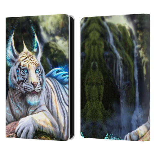 Anthony Christou Art Water Tiger Leather Book Wallet Case Cover For Amazon Kindle 11th Gen 6in 2022
