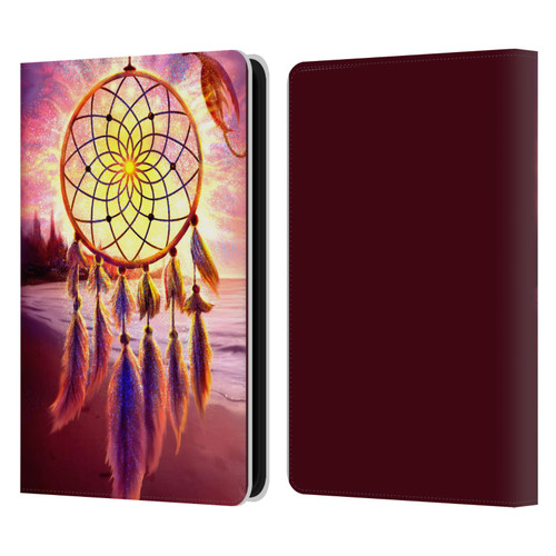 Anthony Christou Fantasy Art Beach Dragon Dream Catcher Leather Book Wallet Case Cover For Amazon Kindle 11th Gen 6in 2022