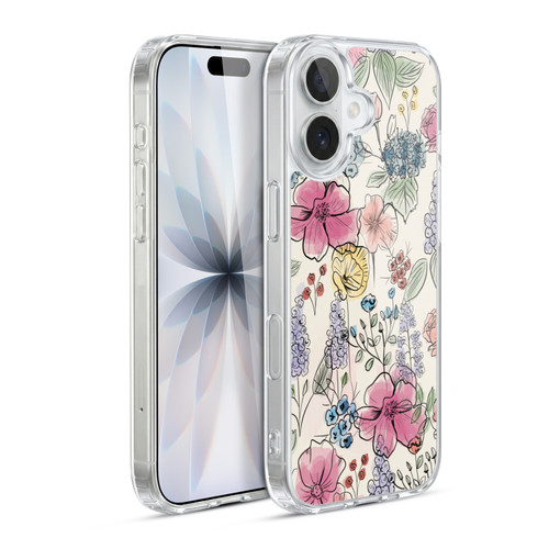 Anis Illustration Floral Pattern Wild Garden Soft Gel Case for Apple iPhone 17