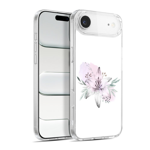 Anis Illustration Floral Pattern Lilium Flower Soft Gel Case for Apple iPhone 17 Air