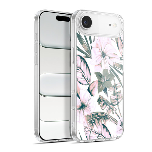 Anis Illustration Floral Pattern Pink Tropicals Soft Gel Case for Apple iPhone 17 Air
