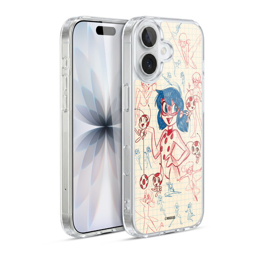 Miraculous Ladybug Sketches Ladybug Soft Gel Case for Apple iPhone 17