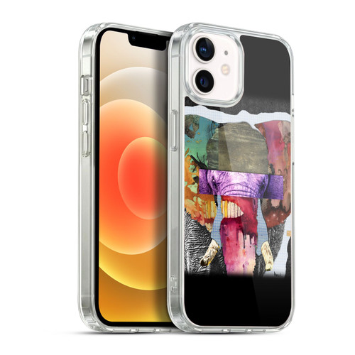 Michel Keck Animal Collage Elephant Soft Gel Case for Apple iPhone 12 / iPhone 12 Pro & MagSafe