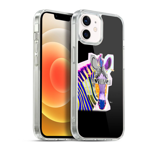 Michel Keck Animal Collage Zebra Soft Gel Case for Apple iPhone 12 / iPhone 12 Pro & MagSafe