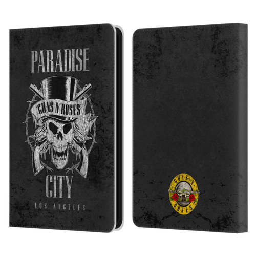 Guns N' Roses Vintage Paradise City Leather Book Wallet Case Cover For Amazon Kindle 11th Gen (2024)
