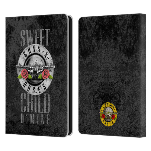 Guns N' Roses Vintage Sweet Child O' Mine Leather Book Wallet Case Cover For Amazon Kindle 11th Gen (2024)