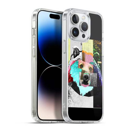 Michel Keck Animal Collage Bear Soft Gel Case for Apple iPhone 13 Pro Max & MagSafe