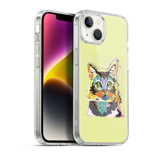 Michel Keck Animal Collage Cat Soft Gel Case for Apple iPhone 14 Plus & MagSafe