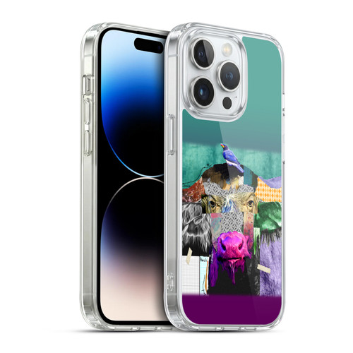 Michel Keck Animal Collage Buffalo Soft Gel Case for Apple iPhone 14 Pro & MagSafe