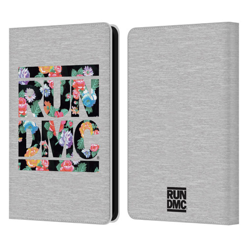 Run-D.M.C. Key Art Floral Leather Book Wallet Case Cover For Amazon Kindle 11th Gen (2024)