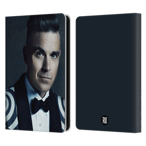 Robbie Williams Calendar Printed Tux Leather Book Wallet Case Cover For Amazon Kindle 11th Gen (2024)