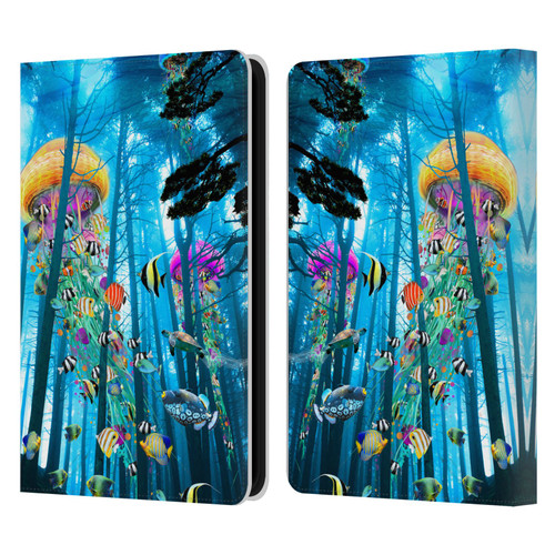 Dave Loblaw Jellyfish Electric Jellyfish In A Mist Leather Book Wallet Case Cover For Amazon Kindle 11th Gen 6in 2022