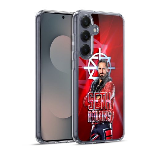 WWE Seth Rollins Graphics Seth Rollins Soft Gel Case for Samsung Galaxy S25+ & MagSafe
