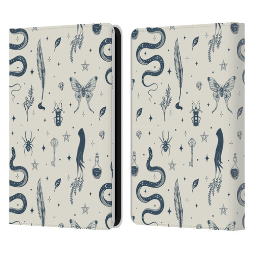 Episodic Drawing Art Mystical Collection Leather Book Wallet Case Cover For Amazon Kindle 11th Gen 6in 2022