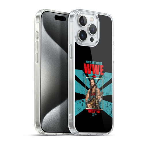 WWE Superstars 7 Elias Walk with Elias Soft Gel Case for Apple iPhone 15 Pro Max & MagSafe