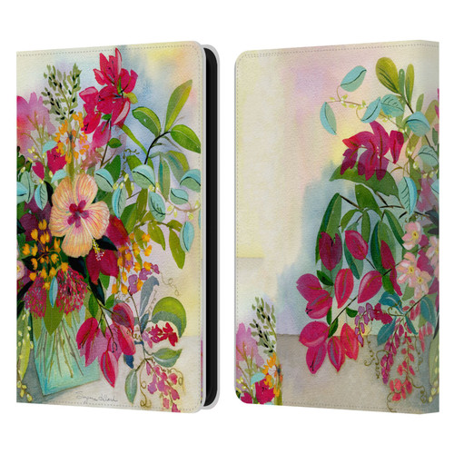 Suzanne Allard Floral Graphics Flamands Leather Book Wallet Case Cover For Amazon Kindle 11th Gen 6in 2022