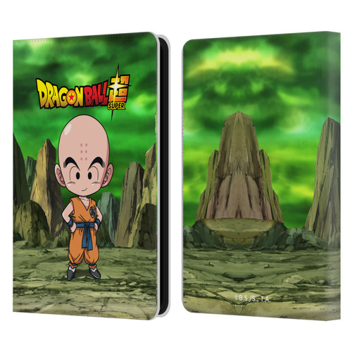 Dragon Ball Super Characters Krillin Leather Book Wallet Case Cover For Amazon Kindle 11th Gen (2024)