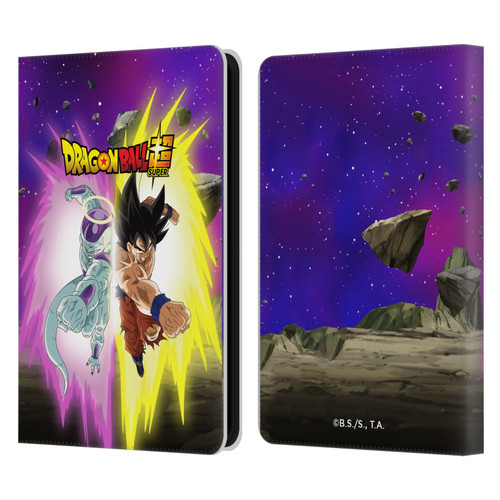 Dragon Ball Super Universe Survival Arc Frieza And Goku Leather Book Wallet Case Cover For Amazon Kindle 11th Gen (2024)