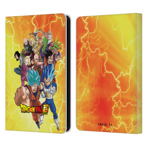 Dragon Ball Super Universe Survival Arc Universe 7 Group Leather Book Wallet Case Cover For Amazon Kindle 11th Gen (2024)