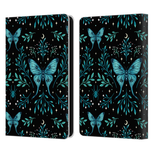 Episodic Drawing Art Butterfly Pattern Leather Book Wallet Case Cover For Amazon Kindle 11th Gen (2024)