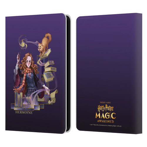Harry Potter: Magic Awakened Characters Hermione Leather Book Wallet Case Cover For Amazon Kindle 11th Gen 6in 2022