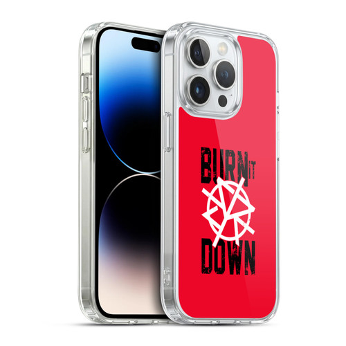 WWE Superstars 8 Seth Rollins Burn It Down Soft Gel Case for Apple iPhone 14 Pro & MagSafe