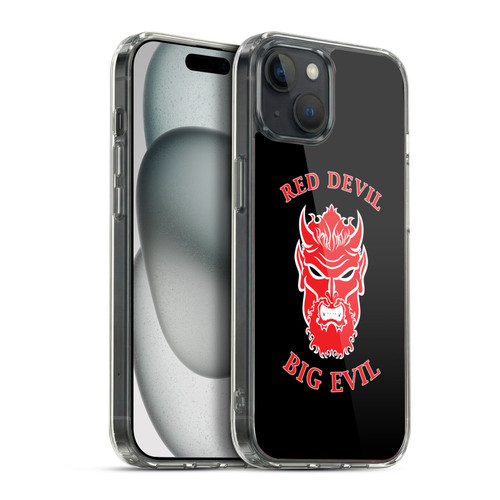 WWE Superstars 8 Undertaker Red Devil Big Evil Soft Gel Case for Apple iPhone 15 Plus & MagSafe