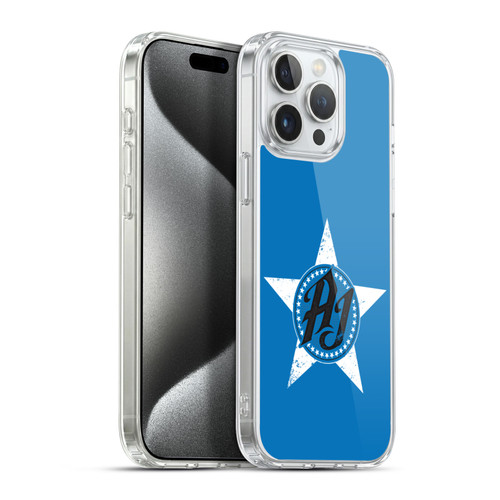 WWE Superstars 8 AJ Styles Logo Star Soft Gel Case for Apple iPhone 15 Pro Max & MagSafe