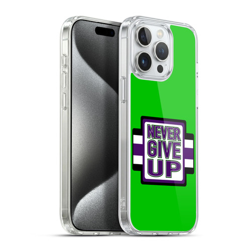 WWE Superstars 8 John Cena Never Give Up Soft Gel Case for Apple iPhone 15 Pro Max & MagSafe