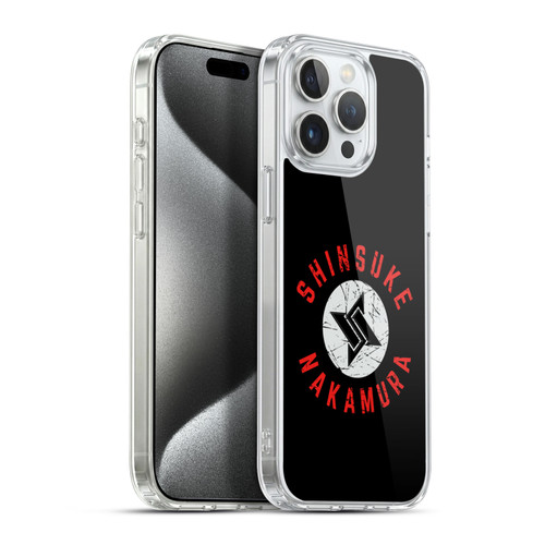 WWE Superstars 8 Shinsuke Nakamura The Artist Soft Gel Case for Apple iPhone 15 Pro Max & MagSafe