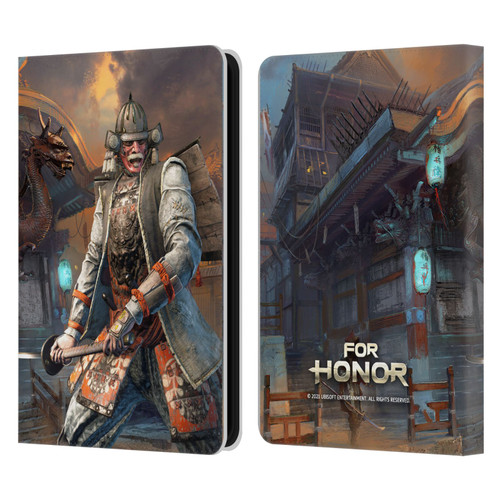 For Honor Characters Kensei Leather Book Wallet Case Cover For Amazon Kindle 11th Gen (2024)